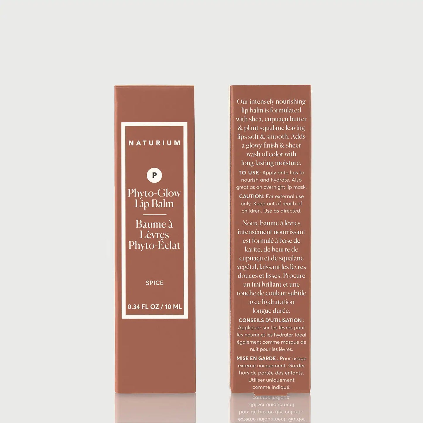 phyto-glow-lip-balm-spice-v8 NATR-60113-PhytoGlow-Spice-UC-Front-Back-bonebkgd.webp